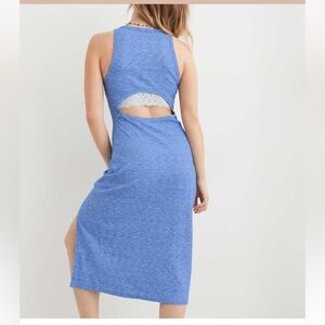 aerie | Dresses | Offline By Aerie Tiebreaker Pleated Dress | Poshmark